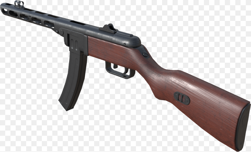 Ppsh, Firearm, Gun, Rifle, Weapon Png Image