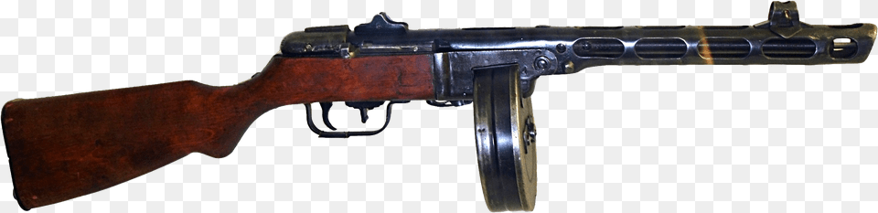Ppsh 41 Ppsh 41 Submachine Gun, Firearm, Machine Gun, Rifle, Weapon Png Image