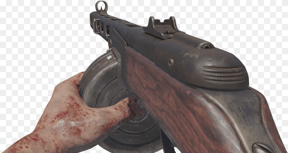 Ppsh 41 Zombies Bo3 Call Of Duty Ww2 Ppsh, Firearm, Gun, Rifle, Weapon Free Transparent Png