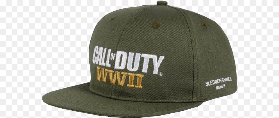 Pr Venda Da Verso Fsica De Call Of Duty Wwii E Tem Baseball Cap, Baseball Cap, Clothing, Hat, Hardhat Free Png