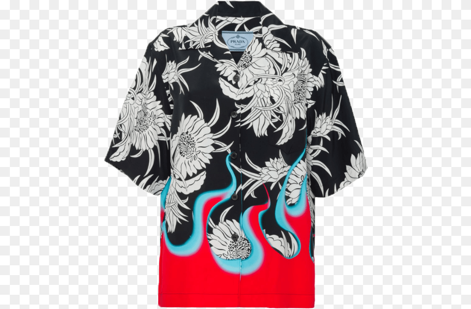 Prada Pong Hawaiian Shirt Prada Printed Shirt, Beachwear, Clothing, Dress, Formal Wear Free Png Download
