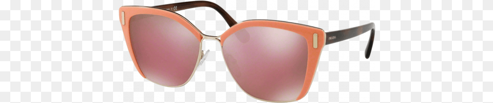 Prada Spr56t Pinkpale Gold Pink Mirror Prada 57mm Gold Pink Sunglasses, Accessories, Glasses Png
