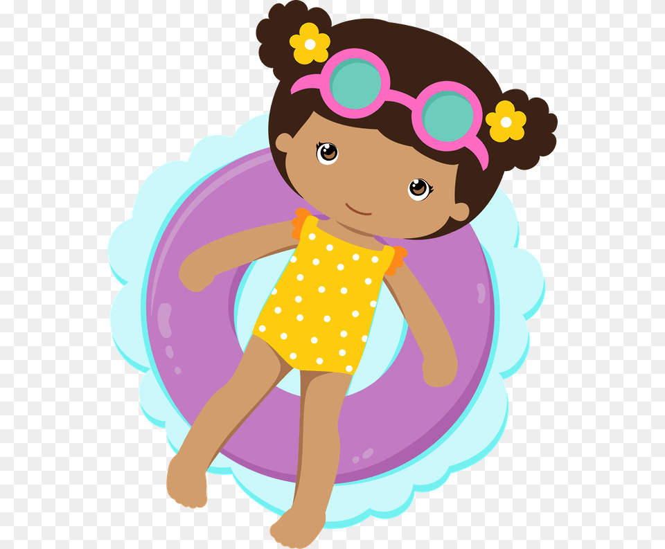 Praia Piscina Menina Pool Party, Baby, Person, Face, Head Free Png