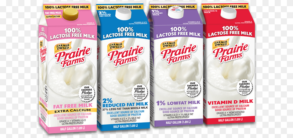 Prairie Farms 100 Lactose Fat Milk, Beverage, Dairy, Food, Ketchup Free Png Download