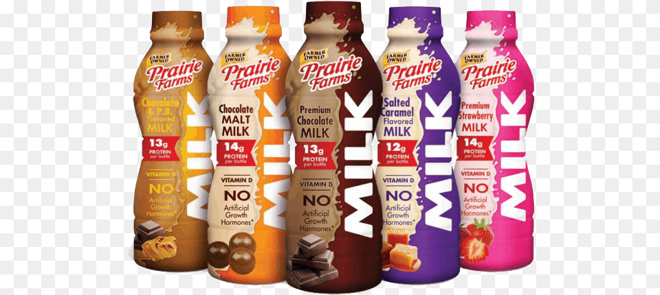 Prairie Farms Premium Chocolate Milk, Beverage, Juice, Food, Ketchup Png