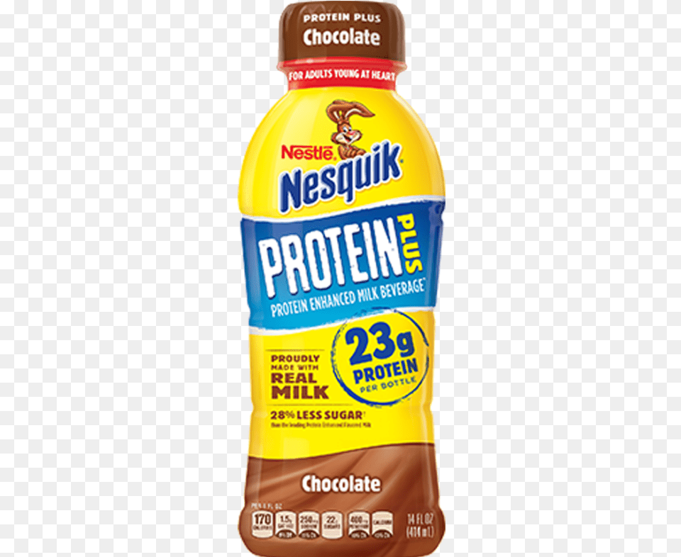 Prairie Farms Whole Milk Gallon Nesquik Protein Plus Chocolate, Beverage, Food, Juice, Ketchup Png Image