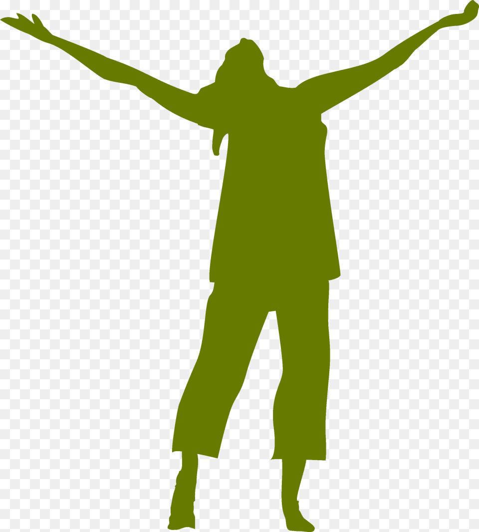 Praise, Silhouette, Cross, Dancing, Leisure Activities Png Image