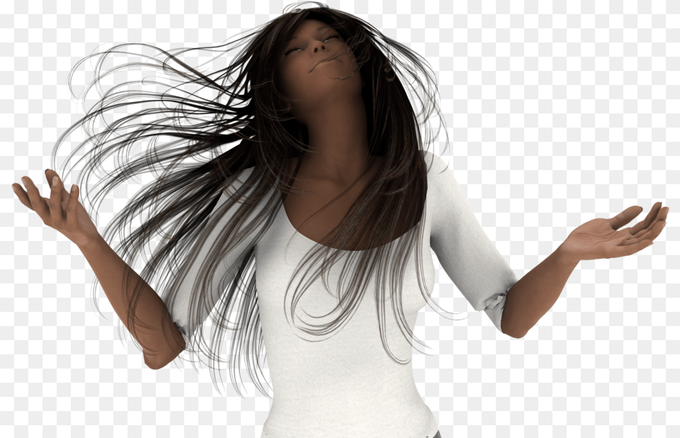 Praise African American God Worship Clip Art Woman Praising God Transparent Background, Adult, Person, Hand, Finger Png Image