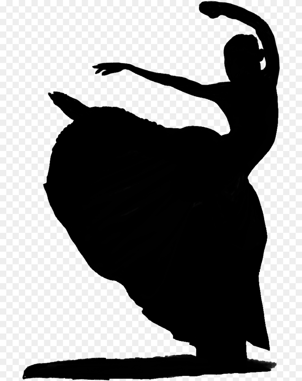 Praise Dance Dance Image Silhouette, Gray Png