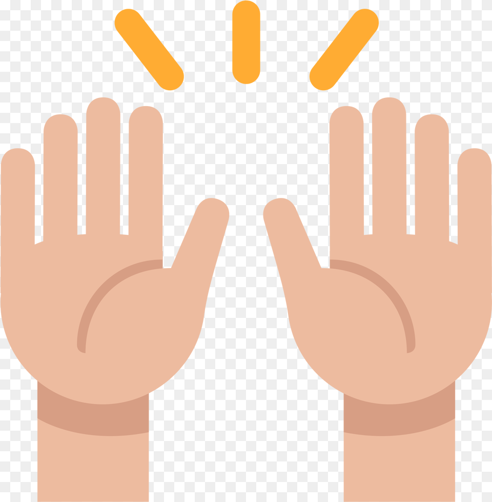 Praise Hands Celebration Hands Emoji, Body Part, Finger, Hand, Person Png