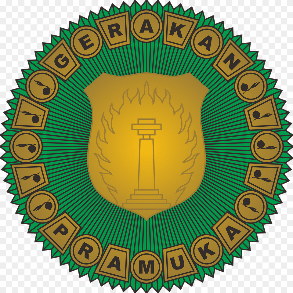 Pramuka Lencana Pimpinan Saka Bhayangkara Cabang Clipart, Badge, Logo, Symbol, Emblem Png Image