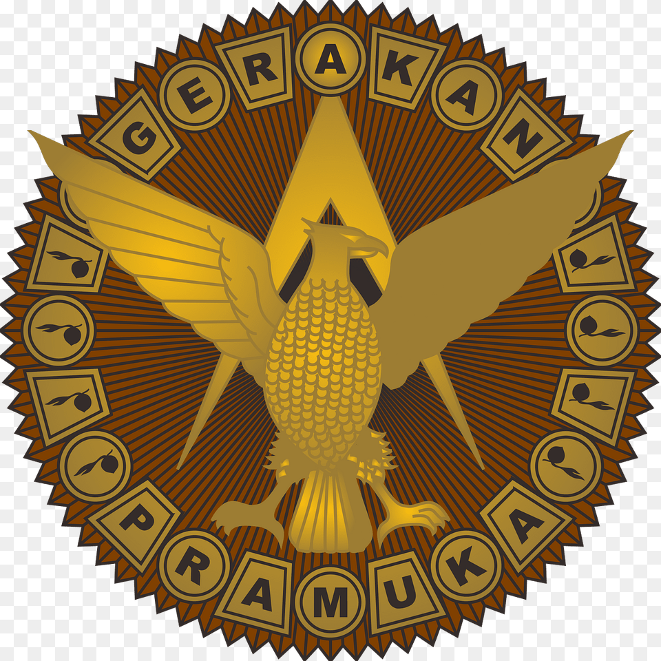 Pramuka Lencana Pimpinan Saka Dirgantara Ranting Clipart, Badge, Logo, Symbol, Emblem Free Transparent Png