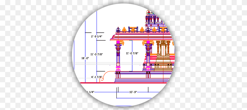 Pranashakty Temple Home Of Ananda Vaidya Murugan Temple, Cad Diagram, Diagram, Ammunition, Grenade Free Transparent Png