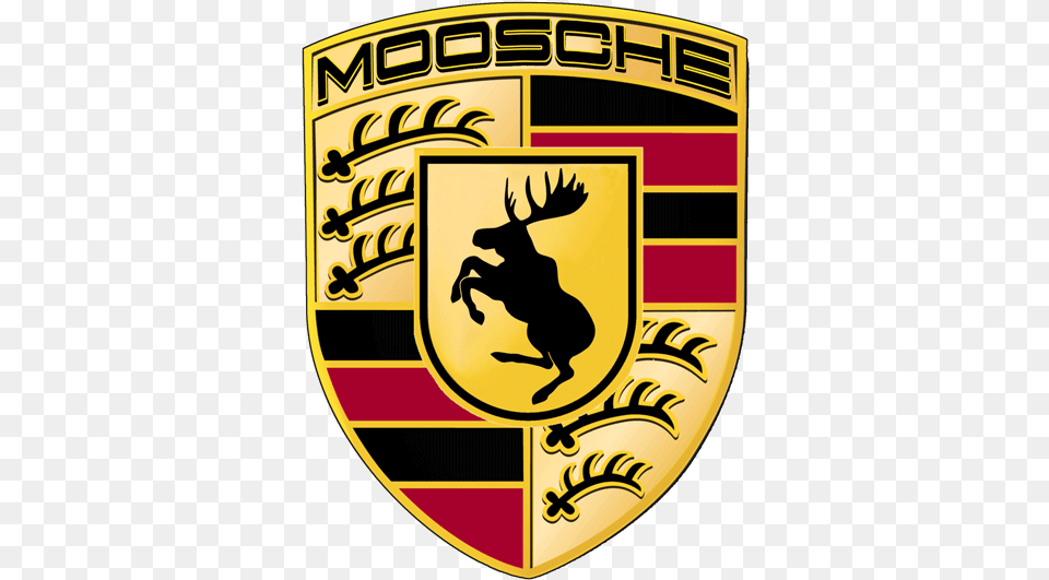 Prancing Moose Creator Sent Cease And Desist Letter By Vol Porsche Car Logo, Emblem, Symbol, Animal, Antelope Free Transparent Png