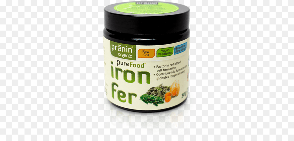 Pranin Purefood Iron Purefood Iron 30g 30 Days, Herbal, Herbs, Plant, Can Free Png