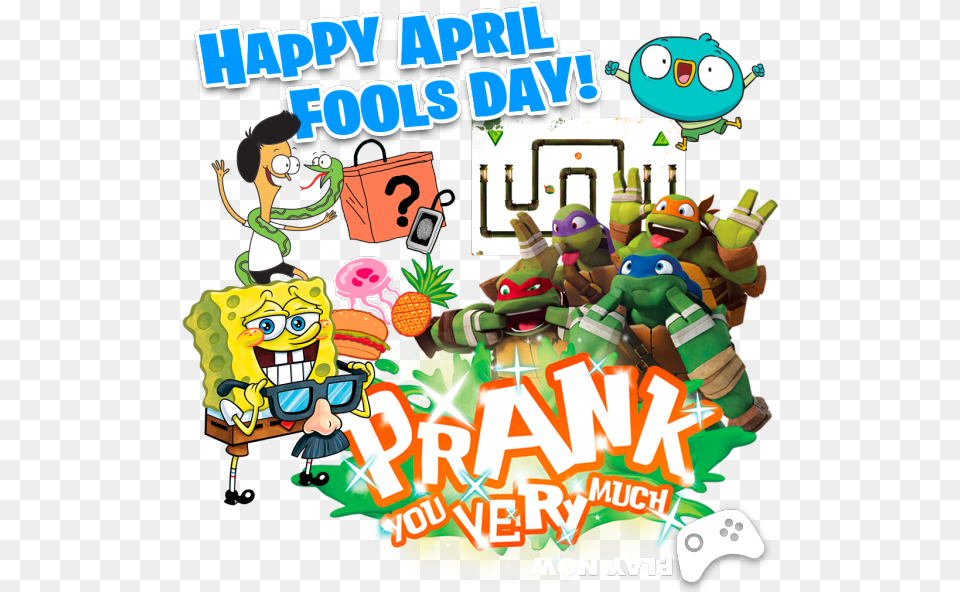 Prank You April Fools Hero Spongebob Squarepants Coloring Amp Activity Book, Advertisement, Poster, People, Person Png