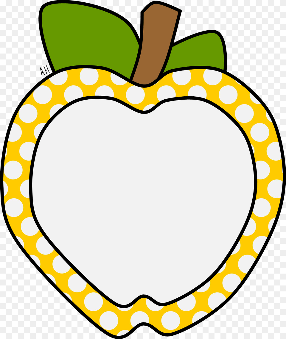 Prasekolah Sk Pulapah Cute School Frame Clipart, Apple, Food, Fruit, Plant Png Image