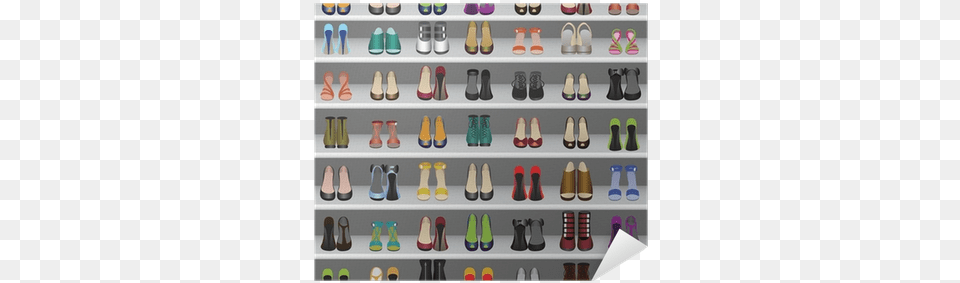 Prateleiras Para Loja Sapatos, Clothing, Footwear, High Heel, Shoe Free Png Download