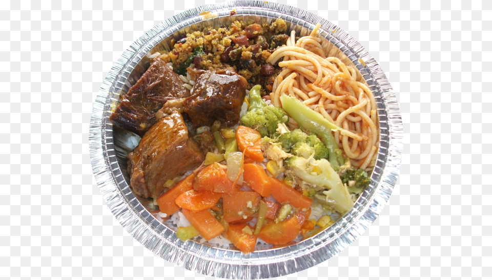 Prato De Comida Marmita De Aluminio Com Comida, Dish, Food, Meal, Noodle Free Png