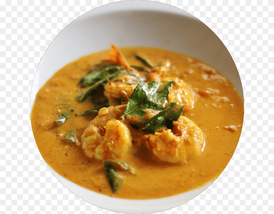 Prawn Malabari Yellow Curry, Dish, Food, Meal, Bowl Png Image