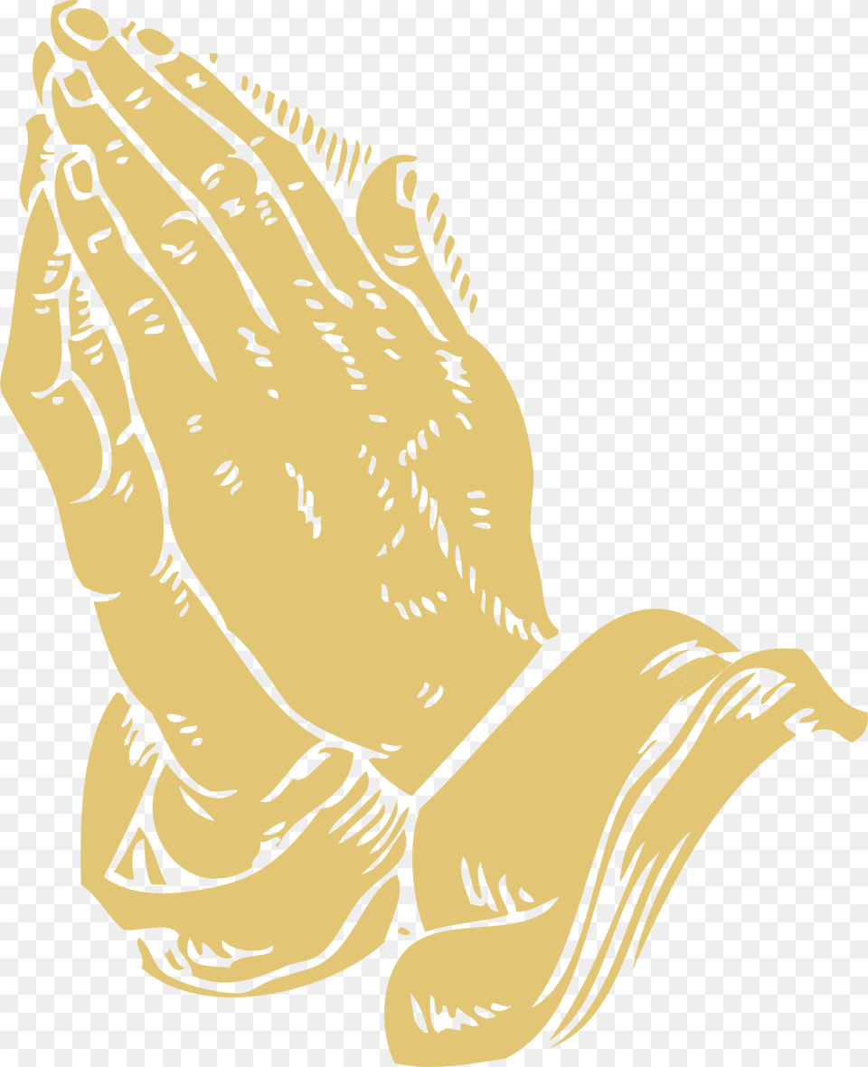 Pray Clipart Prayer Line Gold Praying Hands Clip Art, Baby, Person Png
