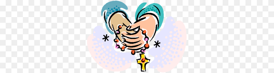 Pray Clipart Rosary, Body Part, Hand, Person, Baby Free Png Download
