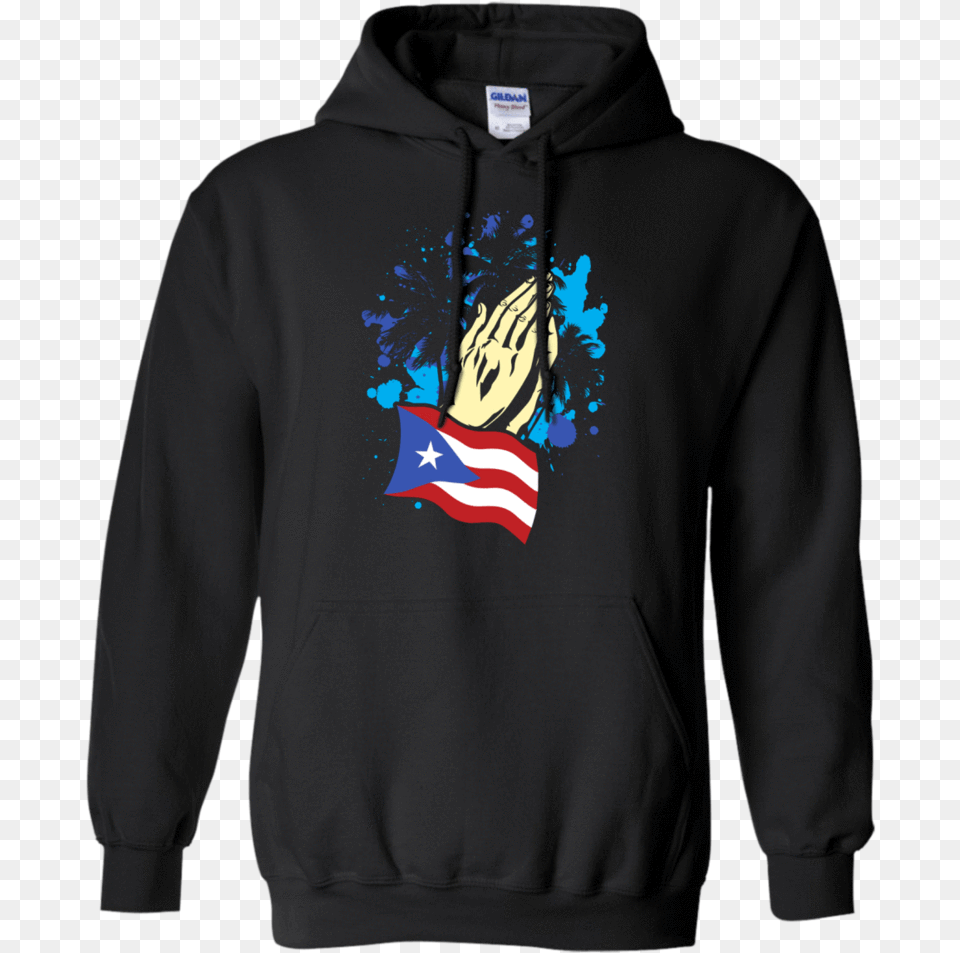 Pray For Puerto Rico, Clothing, Hoodie, Knitwear, Sweater Png
