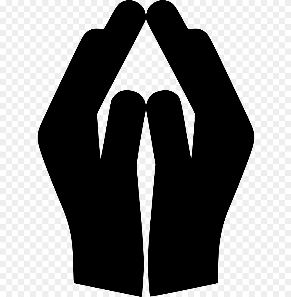 Pray Hand Church Cross Religion Religious Help Svg Prayer Religion Icon, Body Part, Person, Symbol Png Image