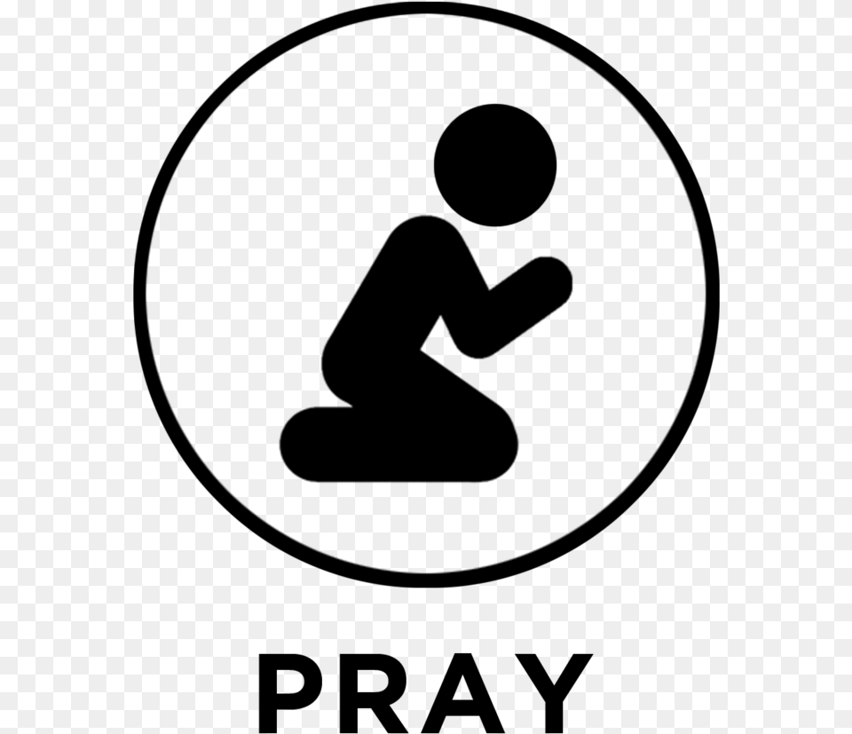 Pray People Pray Logo, Gray Free Png Download