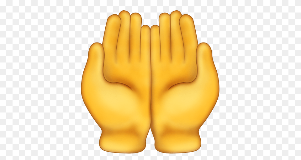 Prayer Hands Emoji, Clothing, Glove, Body Part, Finger Free Png Download