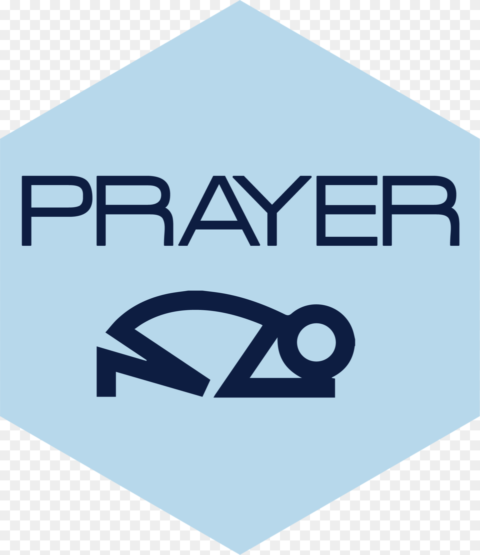 Prayer Logo Hexagon, Sign, Symbol Png