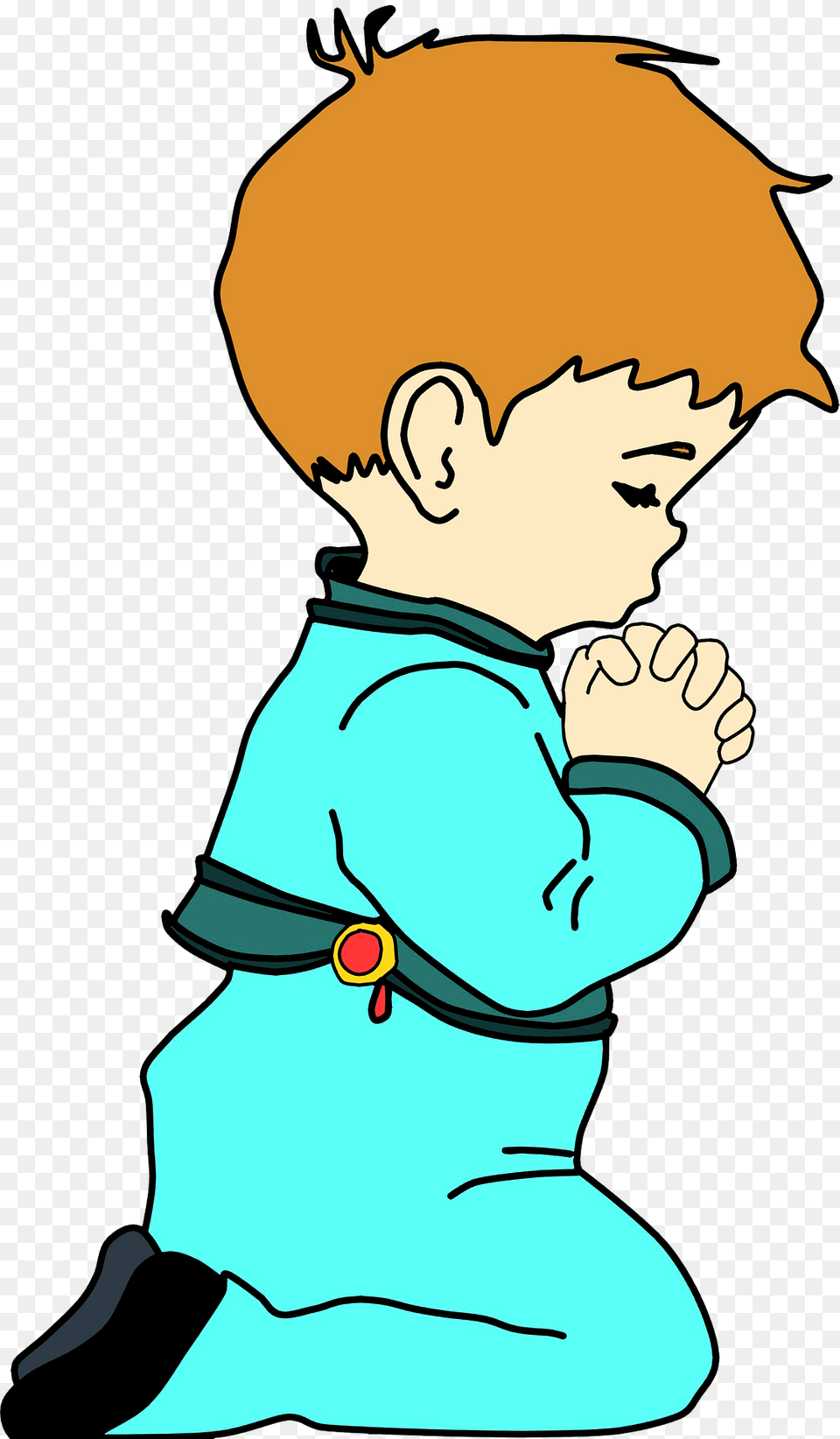 Praying Child Clipart, Baby, Person, Kneeling, Face Png Image