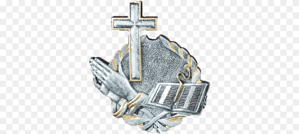 Praying Hand And Cross Clip Art, Symbol, Accessories Png