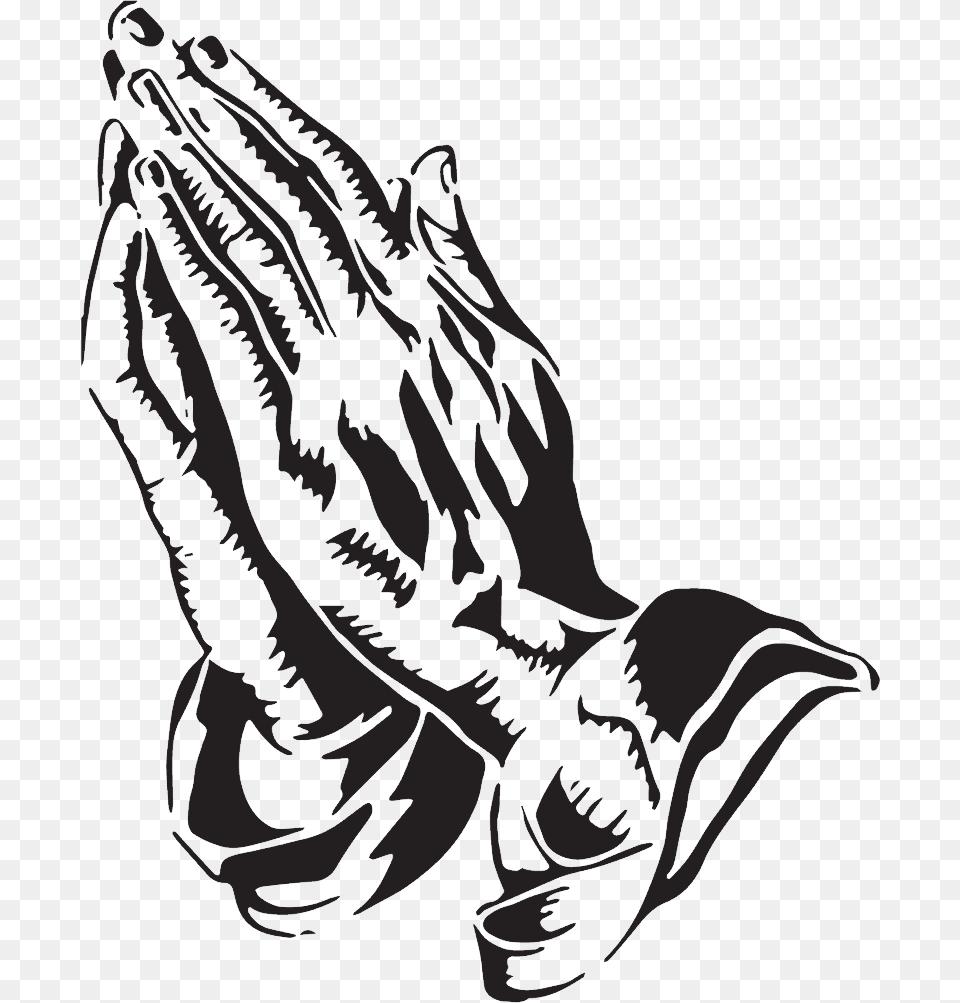 Praying Hands, Stencil, Person, Hand, Body Part Png Image