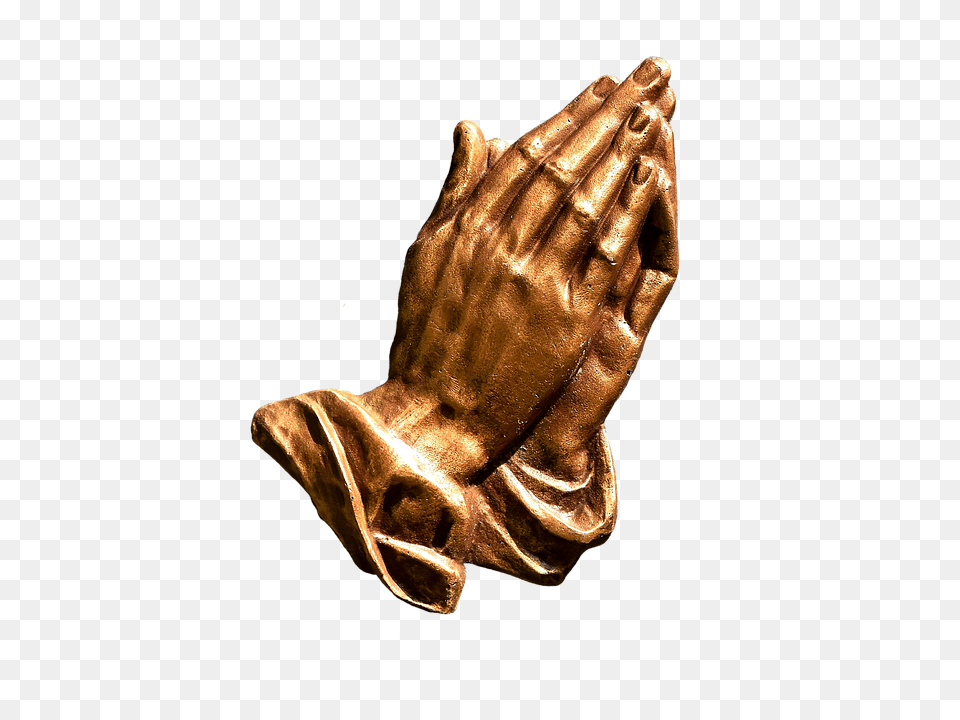 Praying Hands Glove, Bronze, Clothing, Adult Png Image