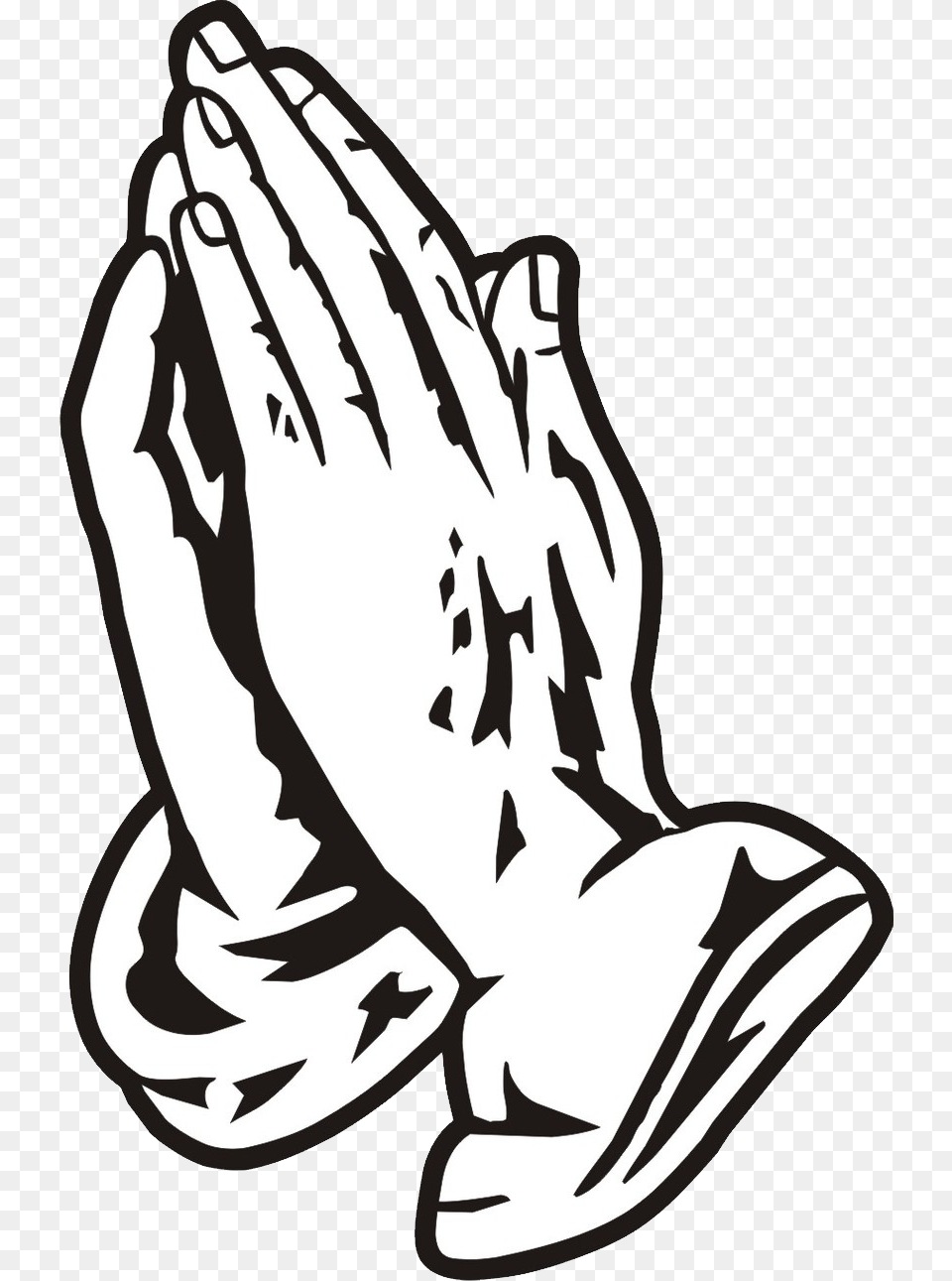Praying Hands, Stencil, Kneeling, Person Free Png