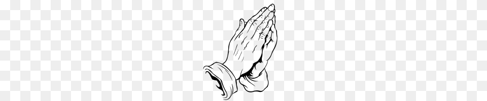 Praying Hands, Gray Free Png Download