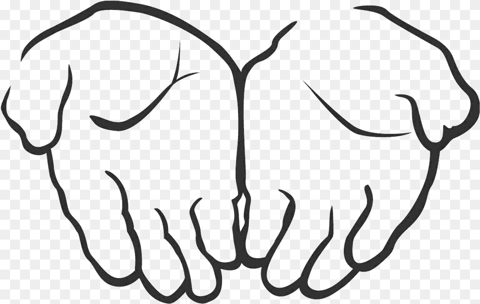 Praying Hands Clipart Brilliant Clip Art Transparent Open Praying Hands Clipart, Body Part, Hand, Person, Bow Png Image