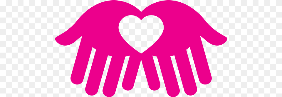 Praying Hands Icon Helping Hand Icon Pink Png