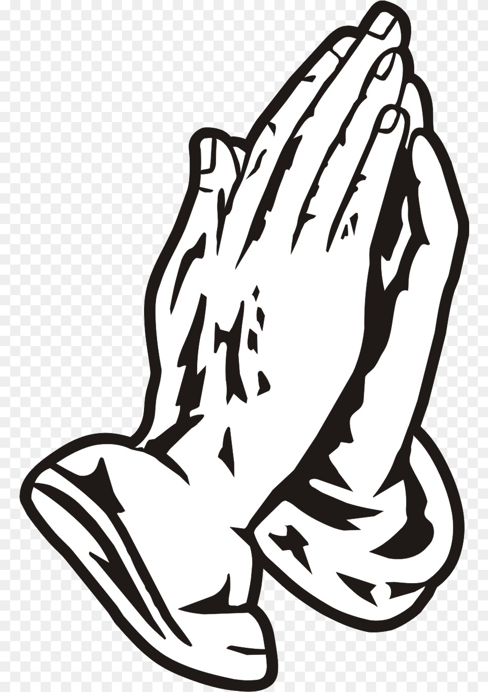 Praying Hands Images Praying Hands Black And White, Clothing, Glove, Stencil, Person Png Image