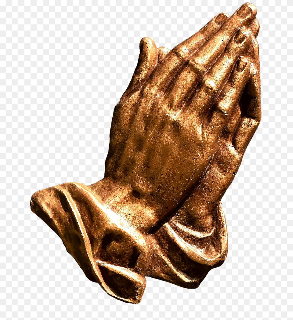 Praying Hands Prayer Religion Faith God Gold Praying Hands, Bronze, Clothing, Glove, Baseball Png