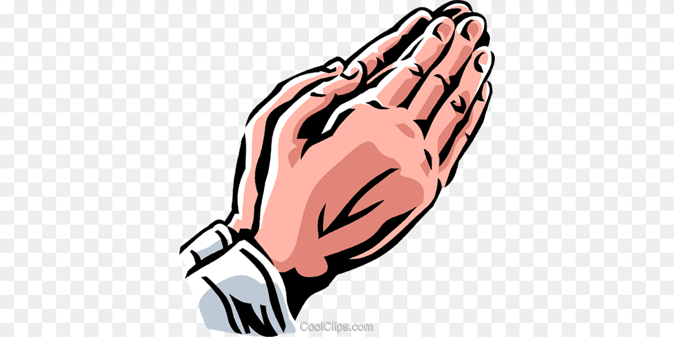 Praying Hands Royalty Vector Clip Art Illustration, Body Part, Hand, Person, Finger Free Transparent Png