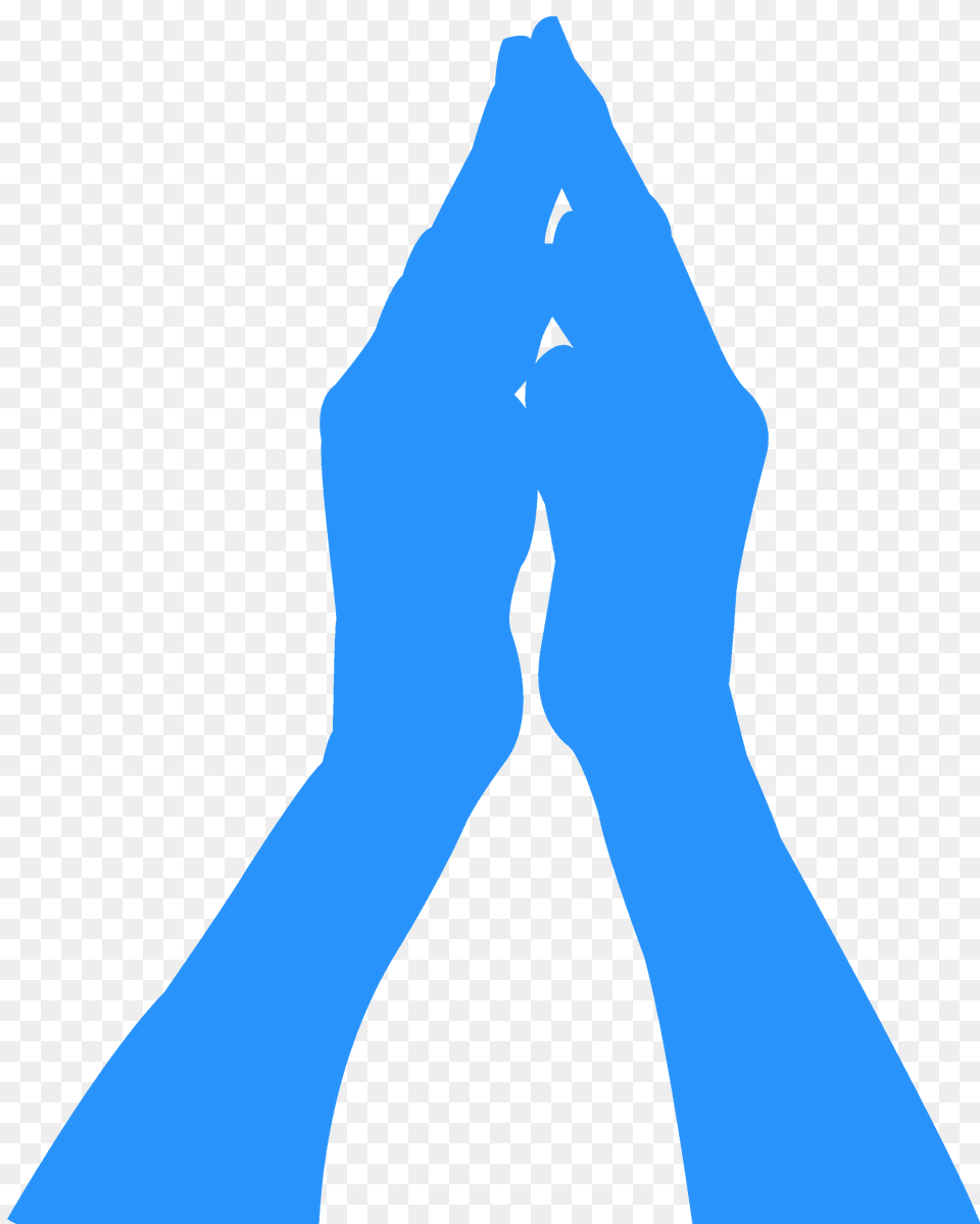 Praying Hands Silhouette, Body Part, Hand, Person, Outdoors Free Png