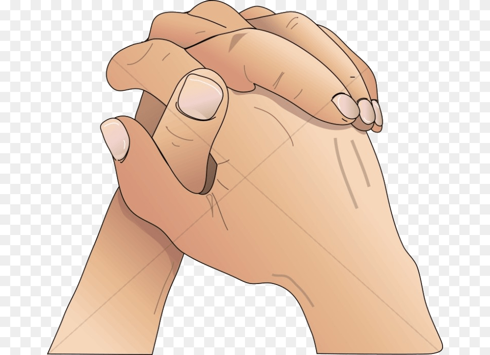 Praying Hands Youthful Youth Program Clipart Transparent Folded Praying Hands Clipart, Body Part, Hand, Person, Adult Free Png