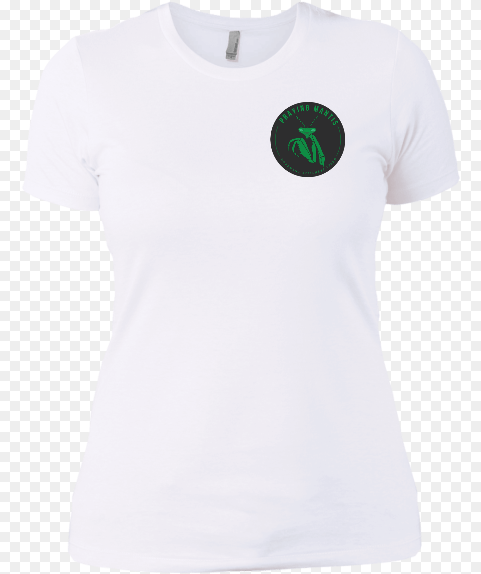 Praying Mantis Ladies39 Boyfriend T Shirt Active Shirt, Clothing, T-shirt Png Image