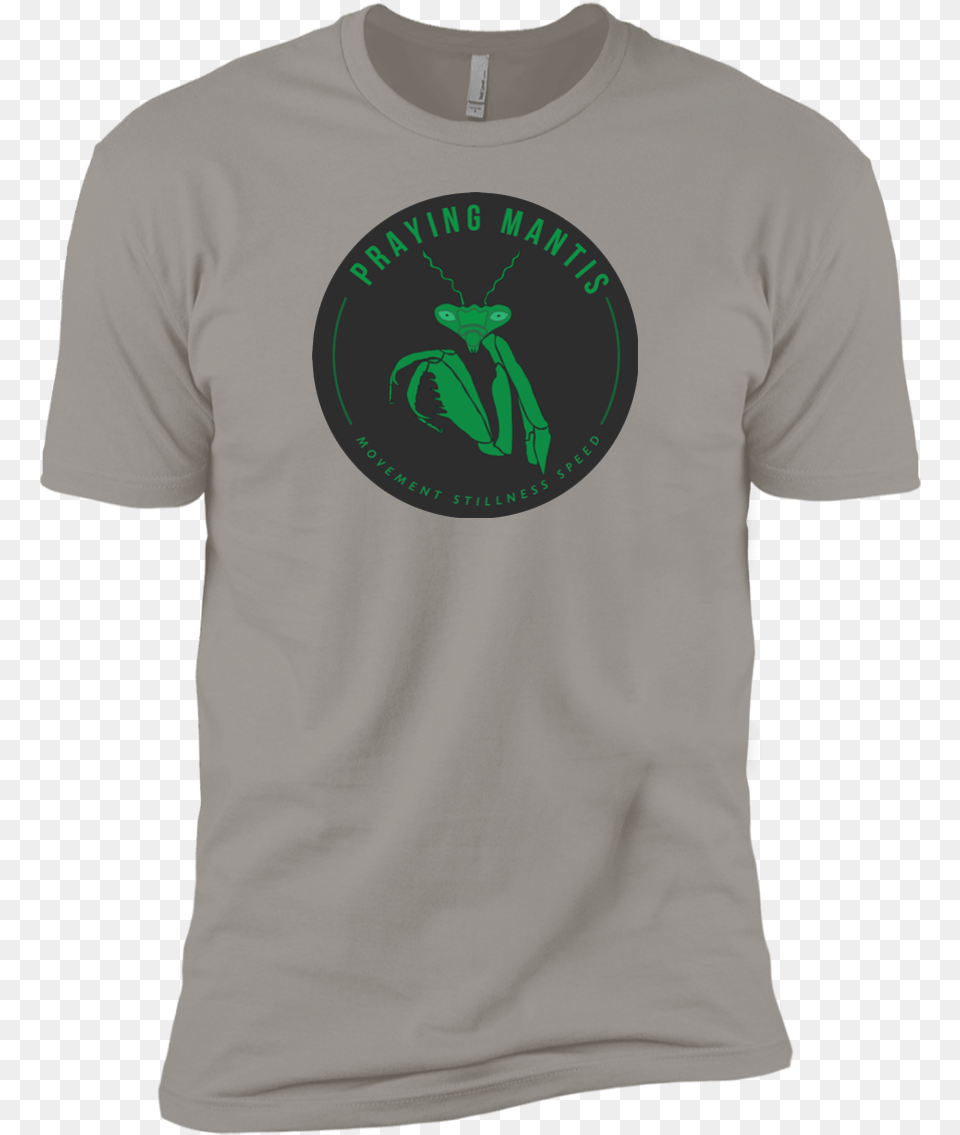 Praying Mantis Premium Short Sleeve T Shirt Shirt, Clothing, T-shirt Free Transparent Png