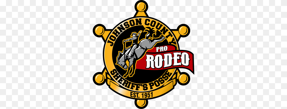 Prca Rodeo Johnson County Sheriff39s Posse, Badge, Logo, Symbol, Device Free Png Download