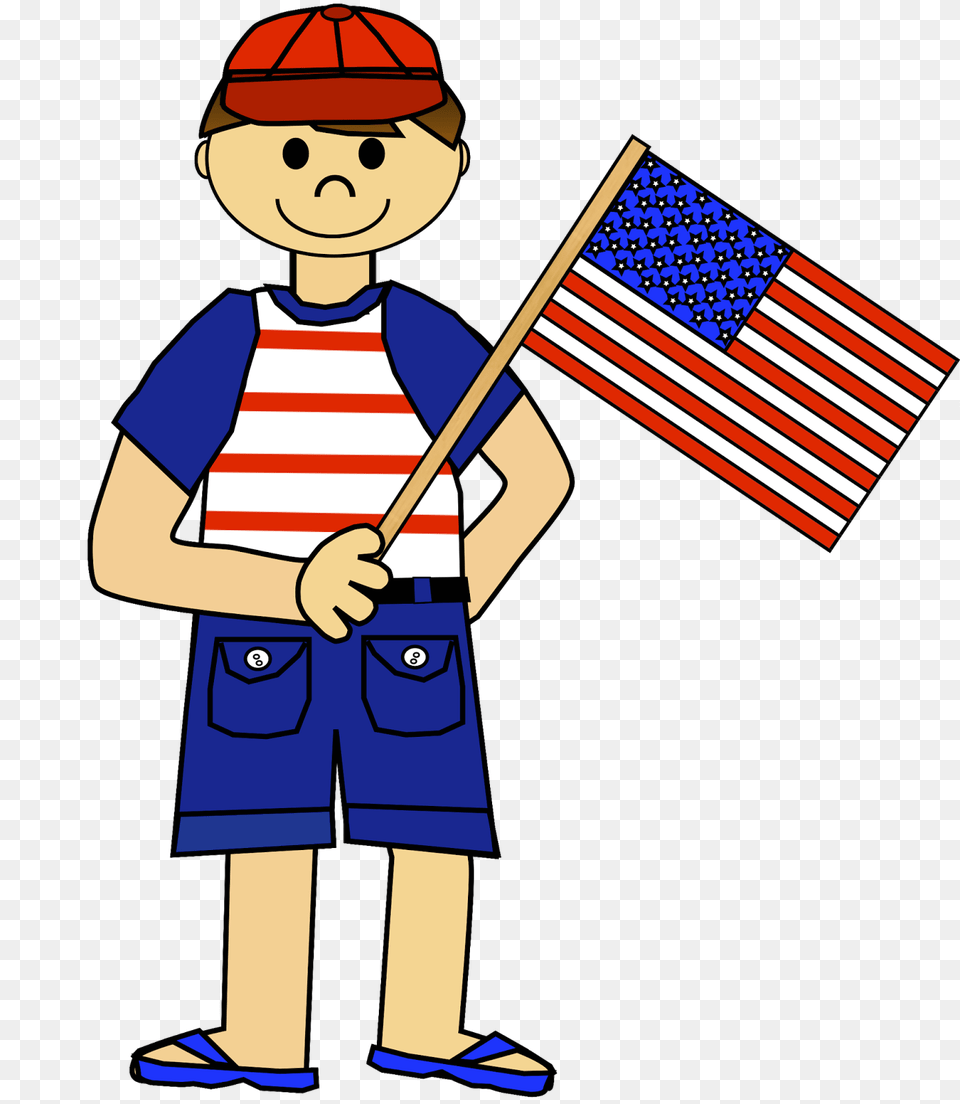 Pre K, People, Person, Baby, American Flag Png