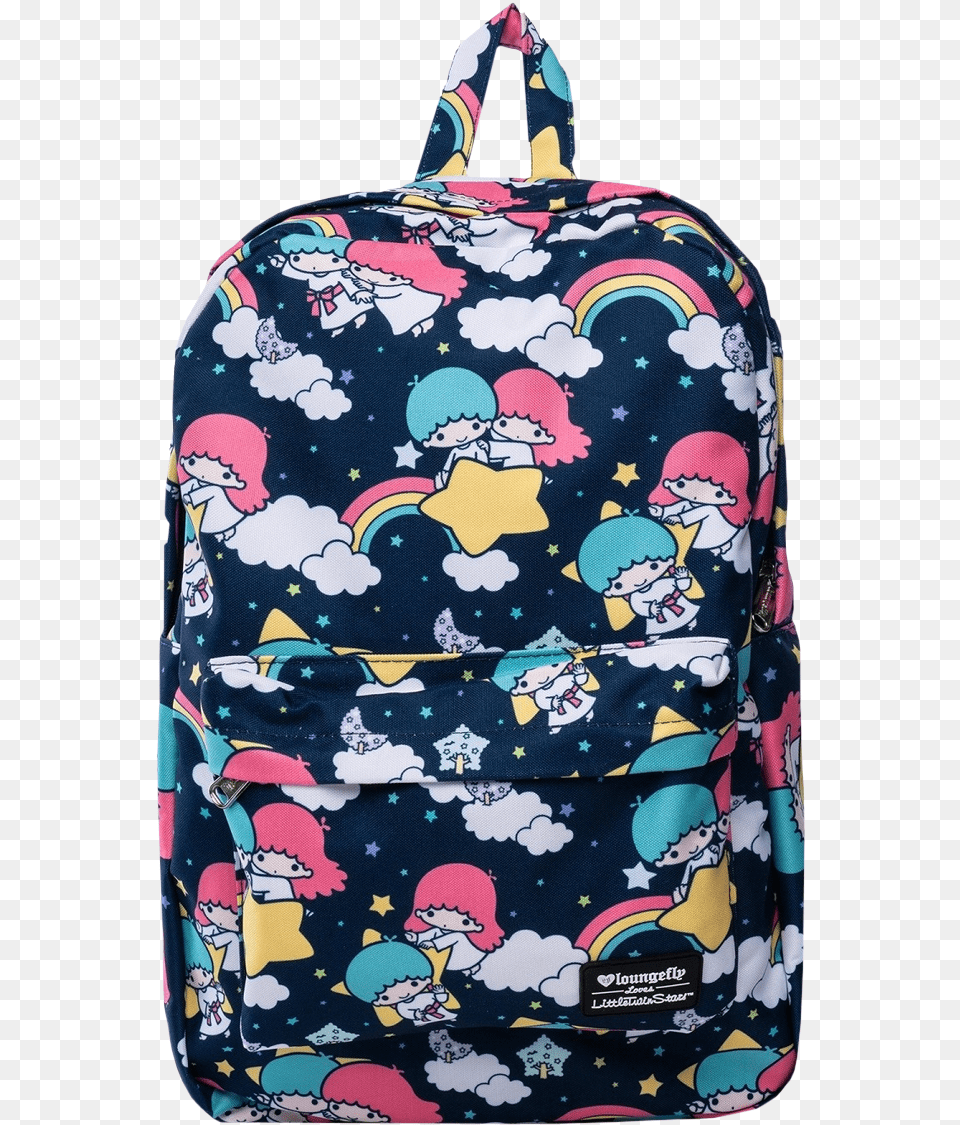 Pre Order Sanrio Little Twin Stars Print 18u201d Backpack Loungefly, Bag, Accessories, Handbag, Baby Png