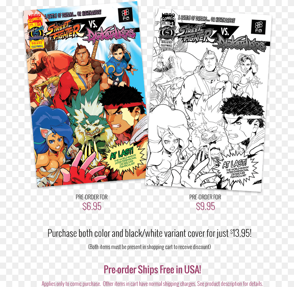 Pre Order Street Fighter Vs, Publication, Book, Comics, Person Free Png Download